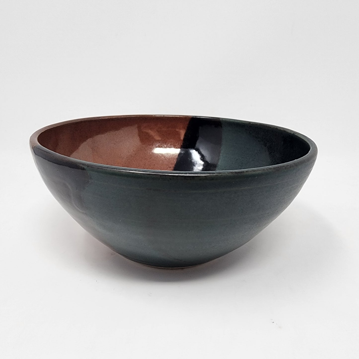 Brown Blue Bowl Medium