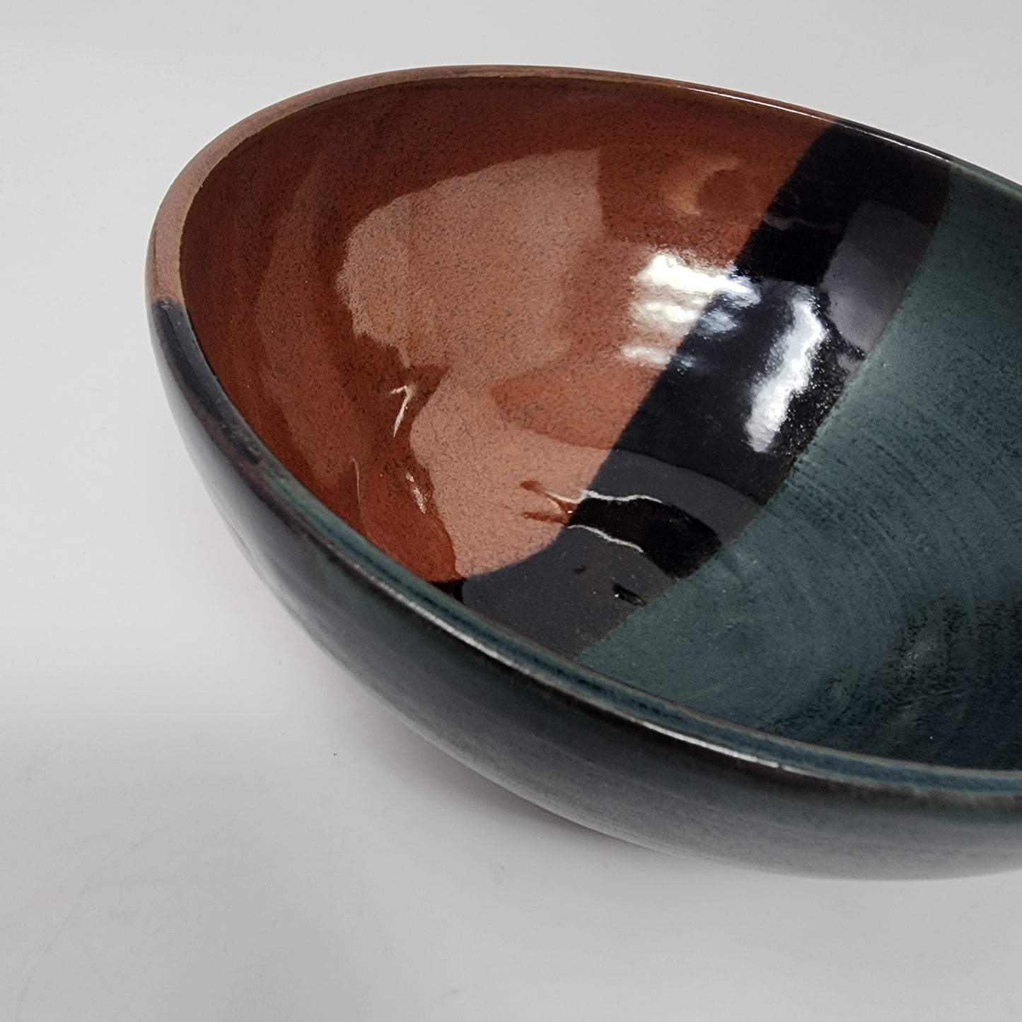 Brown Blue Bowl Medium