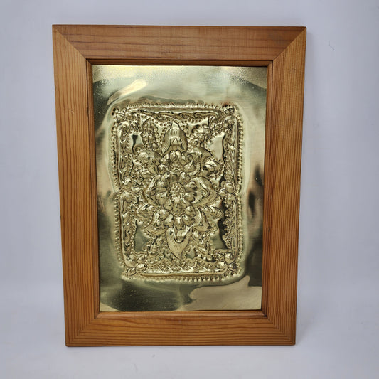 Light Framed Brass Art