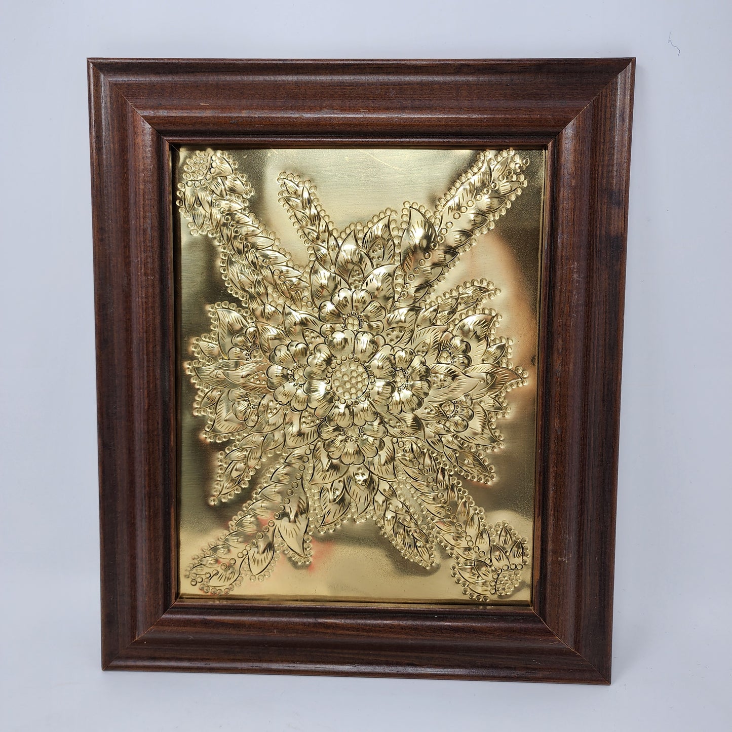 Dark Framed Brass Art