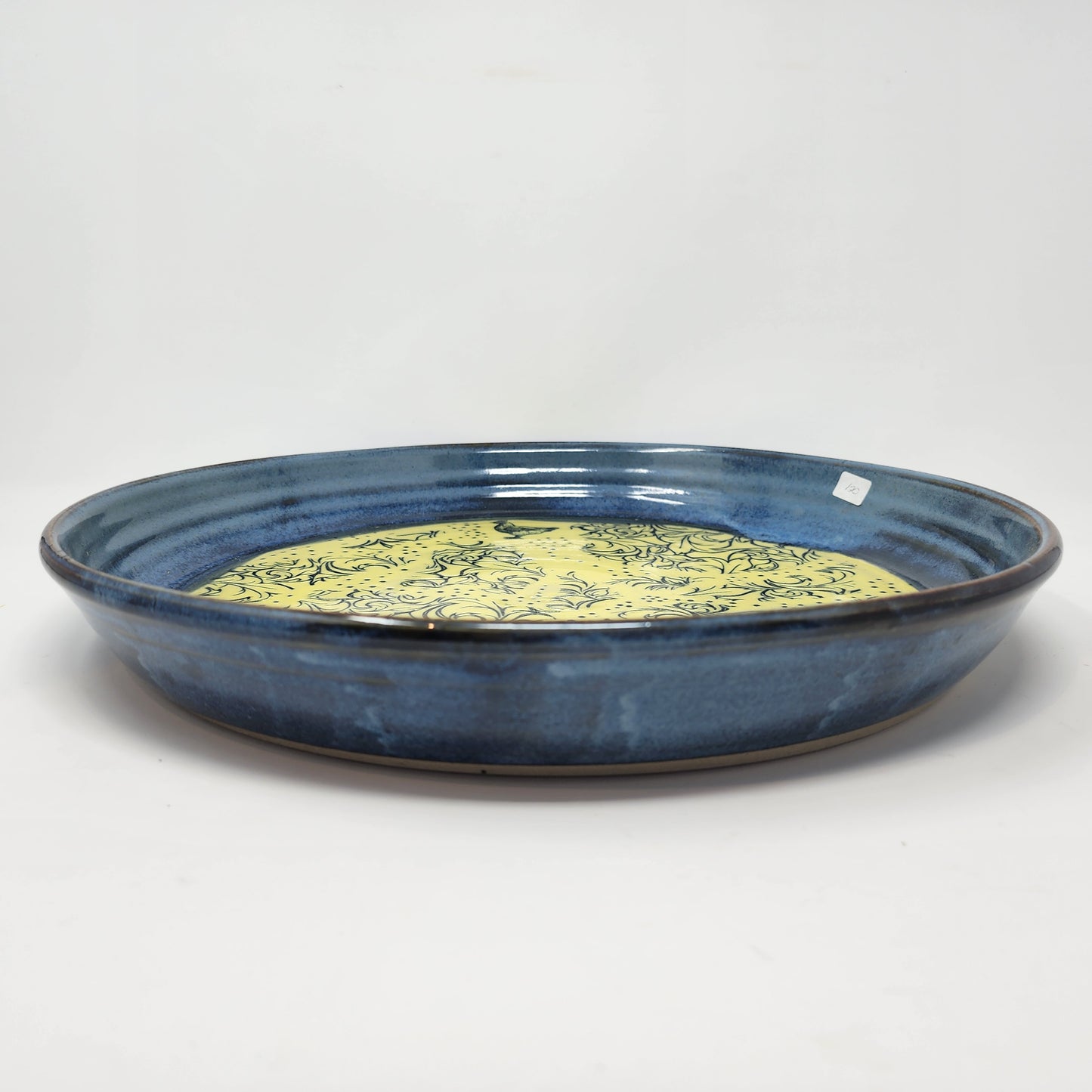 Yellow and Blue Platter