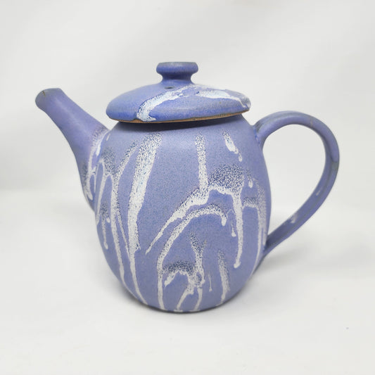 Periwinkle Splash Tea Pot