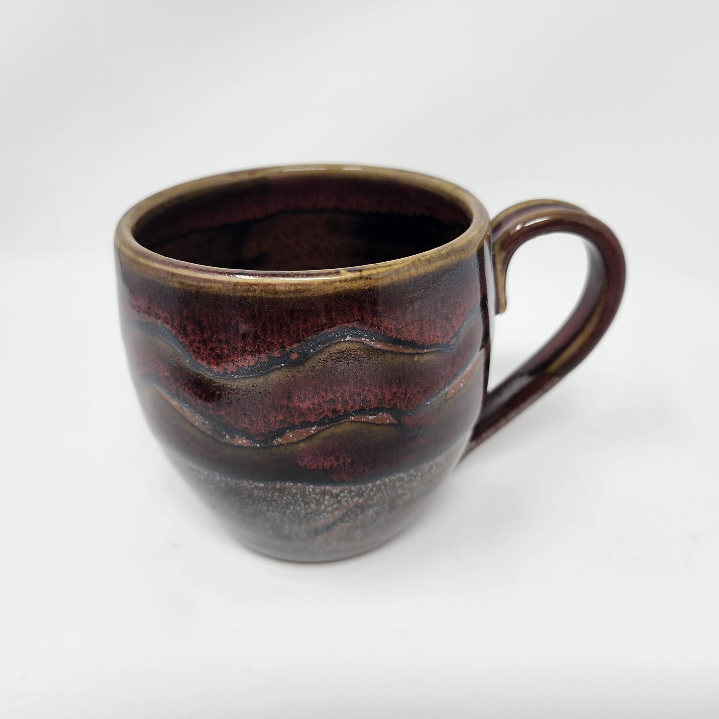 Red Drip Cappuccino Mug