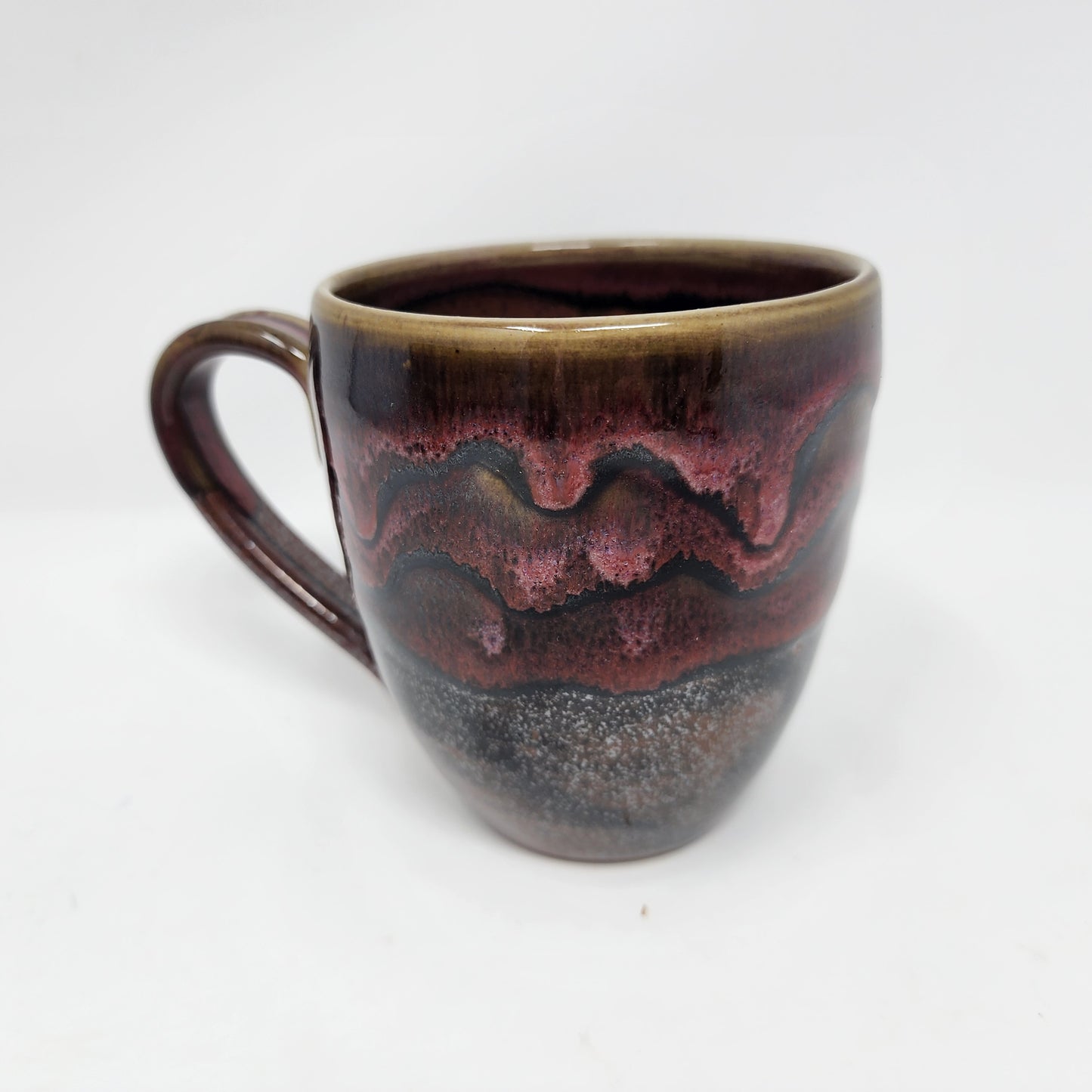 Red Drip Cappuccino Mug