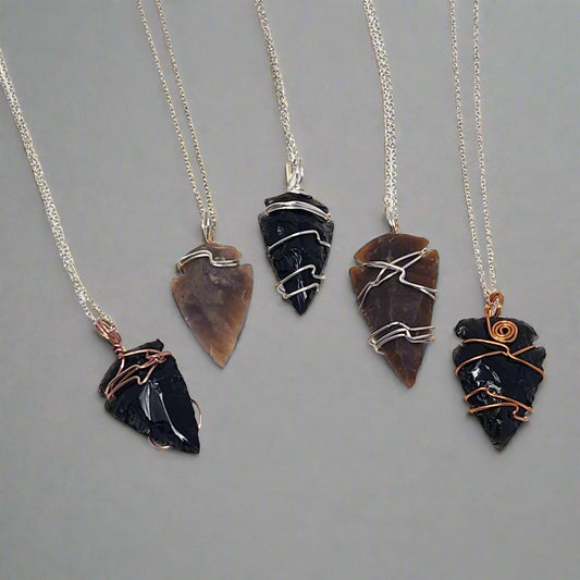 Spearhead Pendant Necklaces