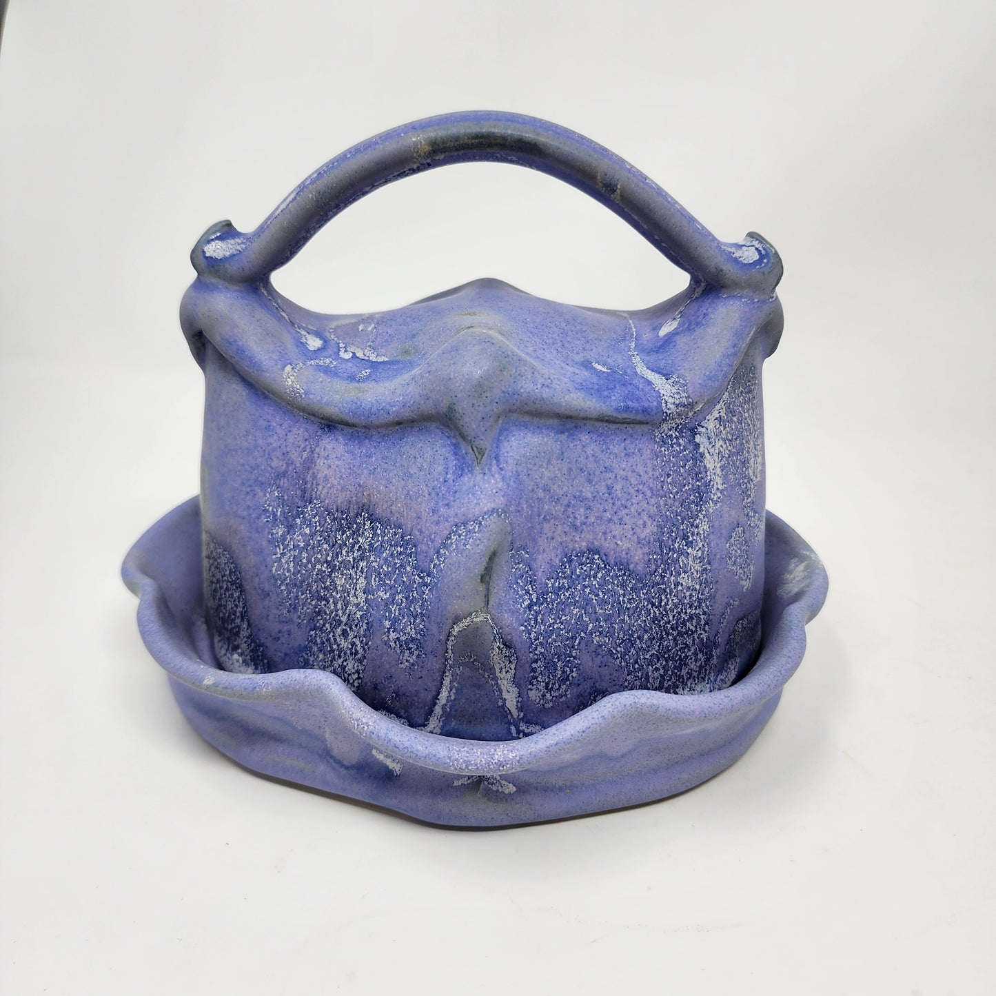 Periwinkle Splash Butter Dome