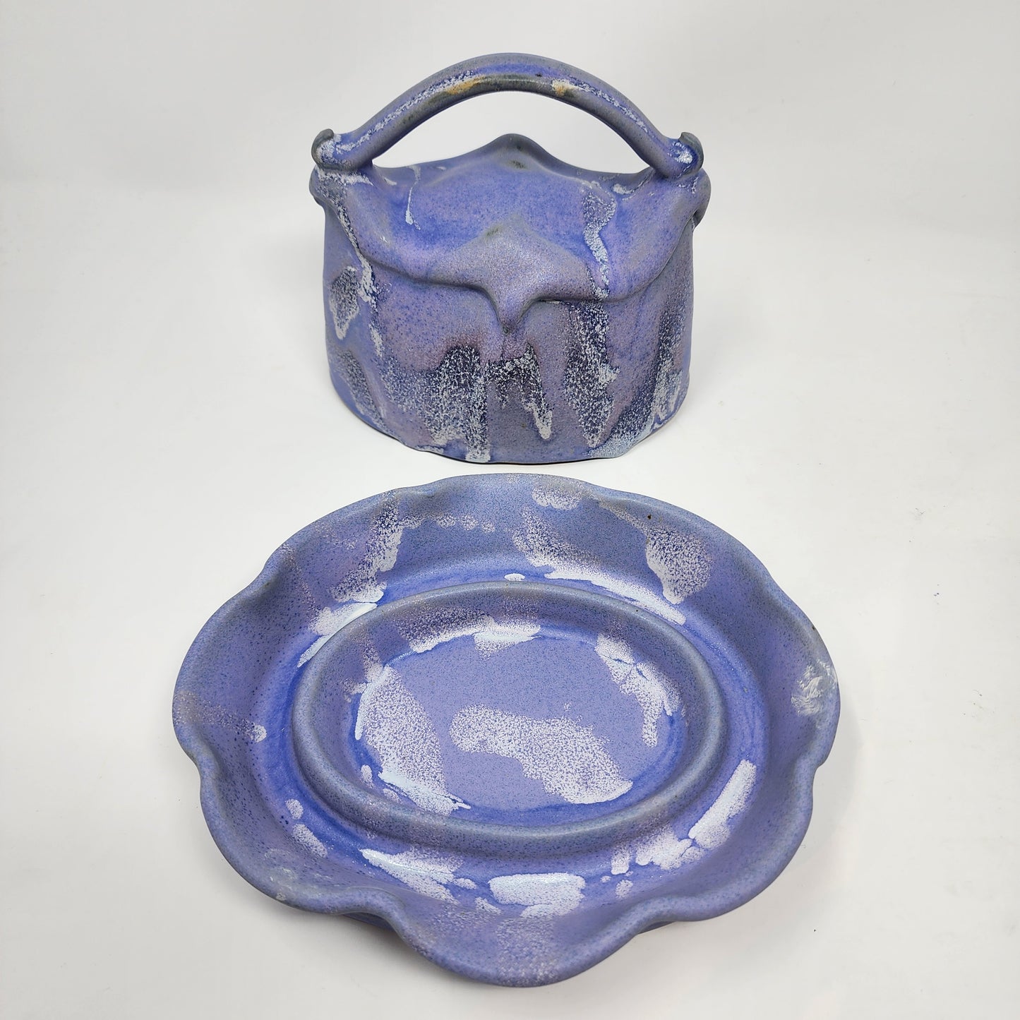 Periwinkle Splash Butter Dome