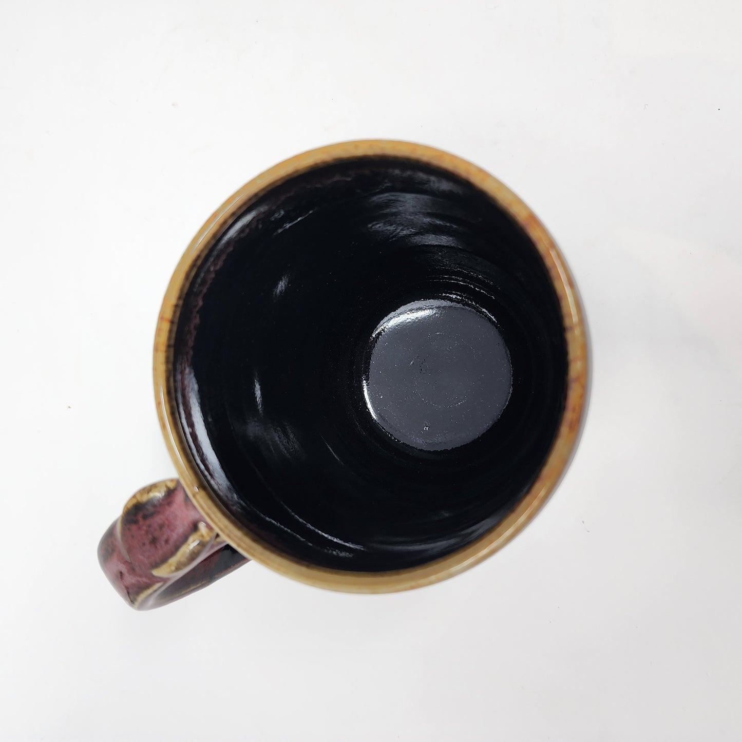 Black Red Swirl Mugs