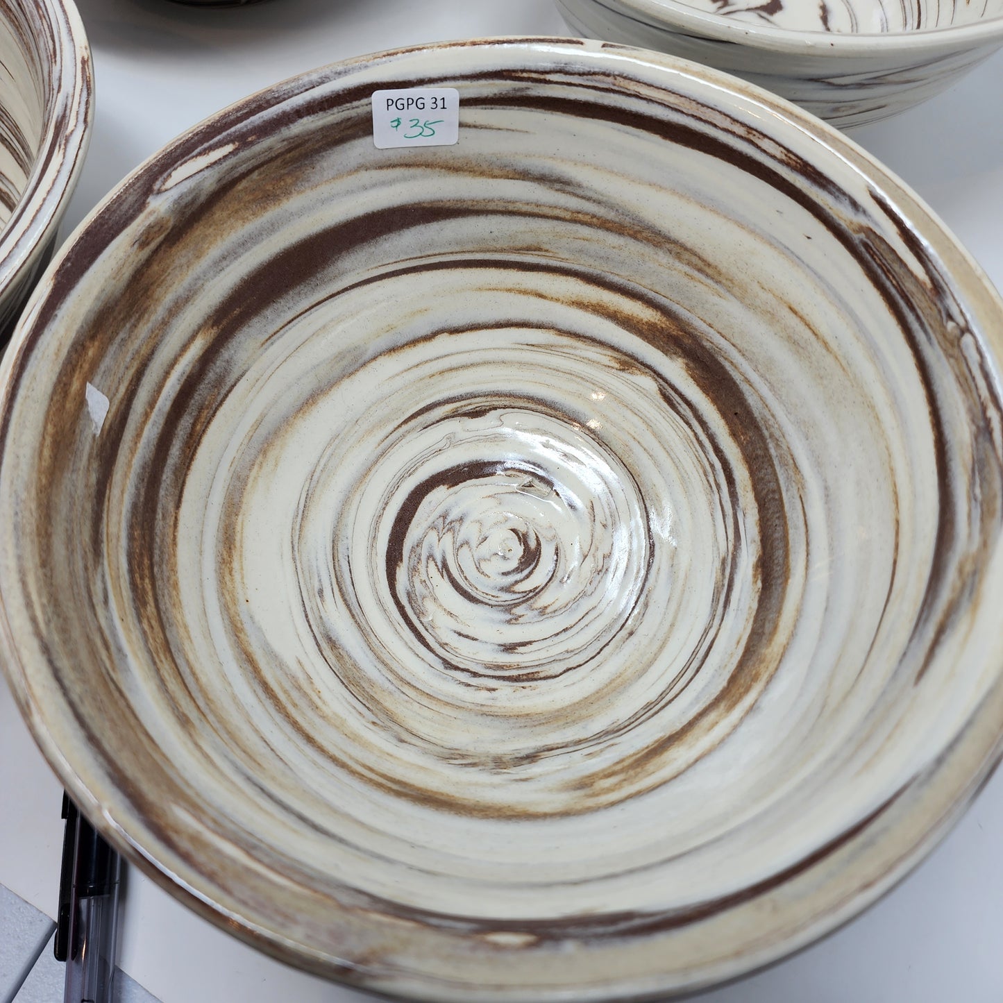 Brown White Swirl Small Bowls