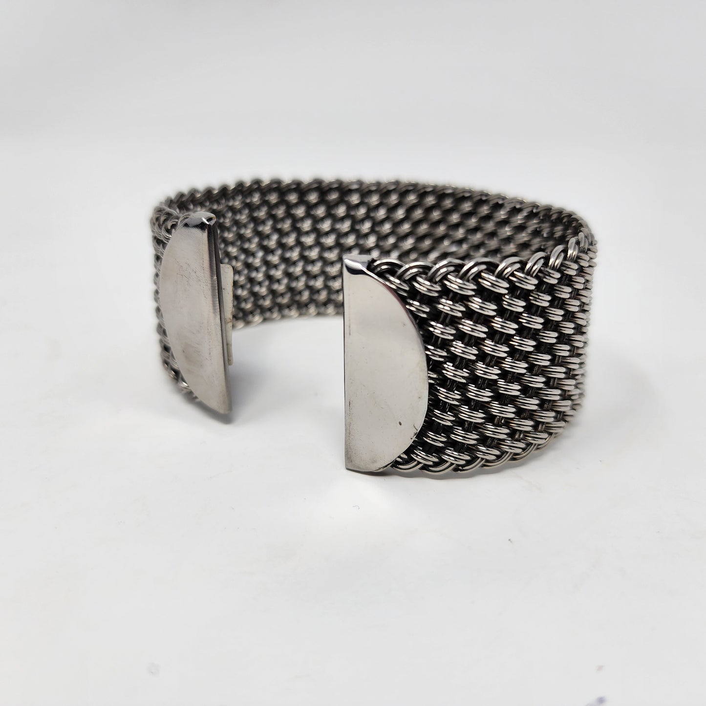 Silver Woven Bracelet