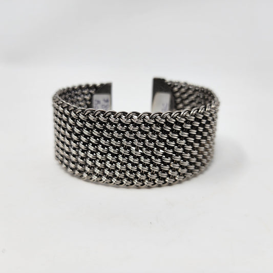 Silver Woven Bracelet