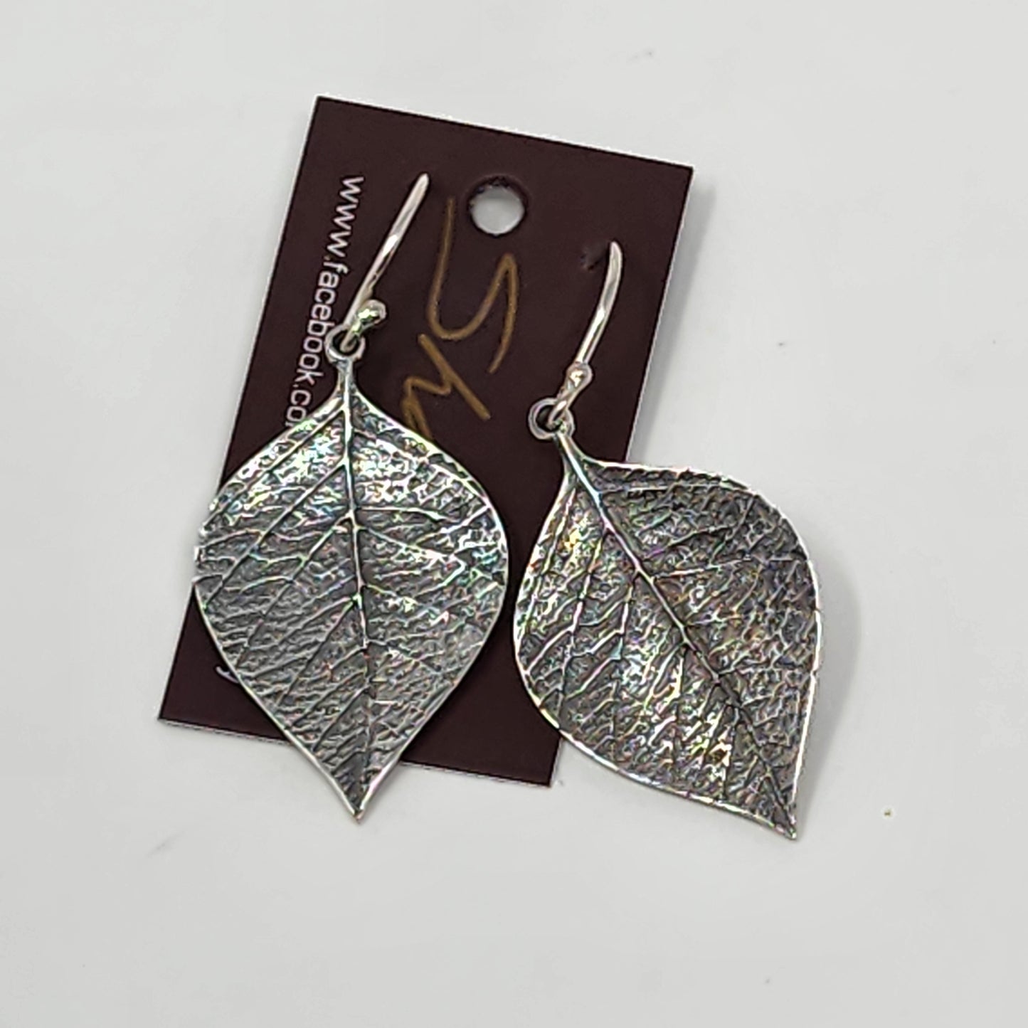 Silver Leaf Earrings