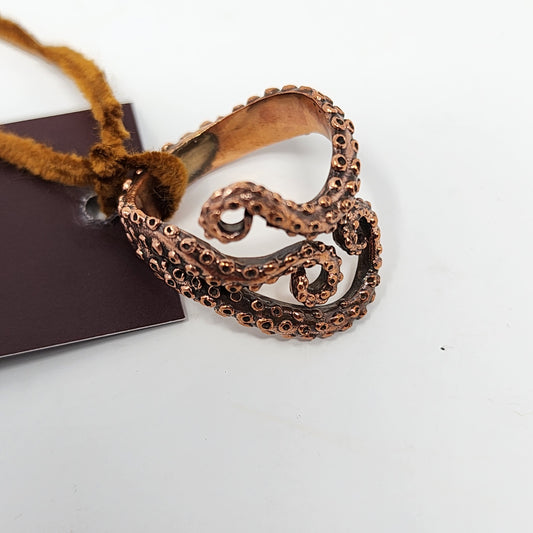 Copper Tentacle Steampunk Ring