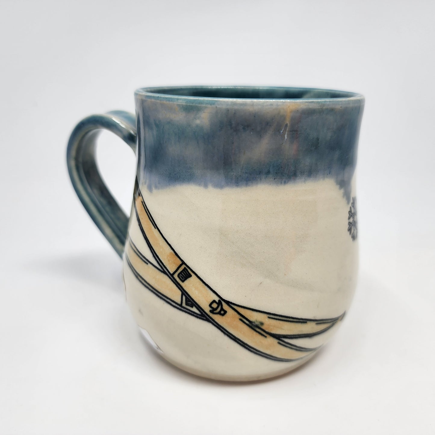 Cross Country Skiers Mug