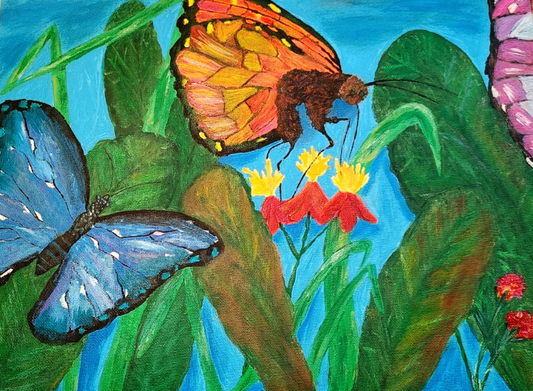 You Are My Butterflies - Painting