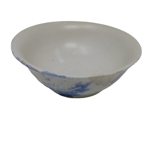 Small Bowl White With Accents