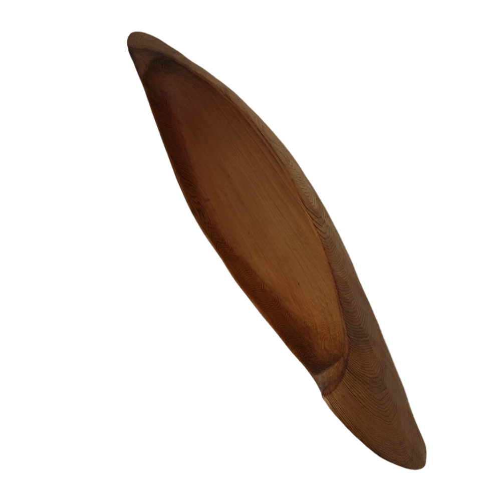 Large Alpine Cedar Canoe - Serving Platter