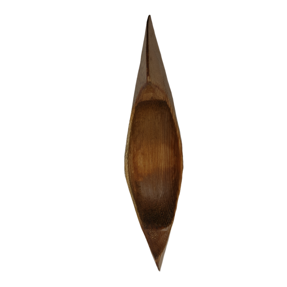 Small Red Cedar Canoe - Serving Platter