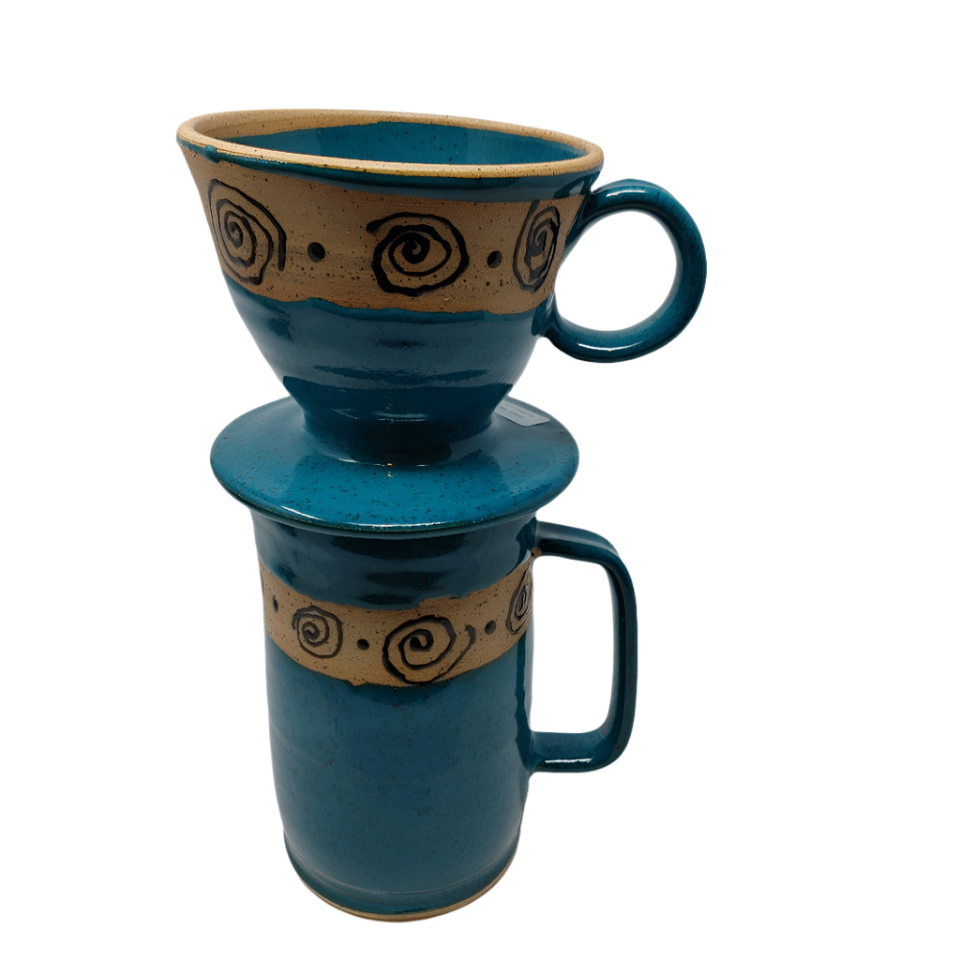 Coffee Carafe And Coffee Pour Over