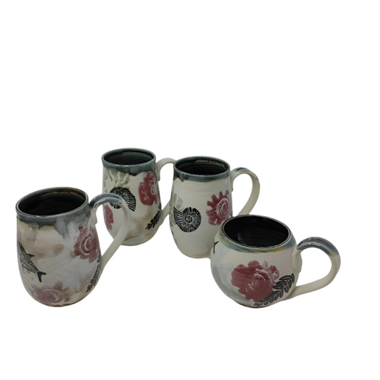 Fossil Mug and Fossil Latte Cup