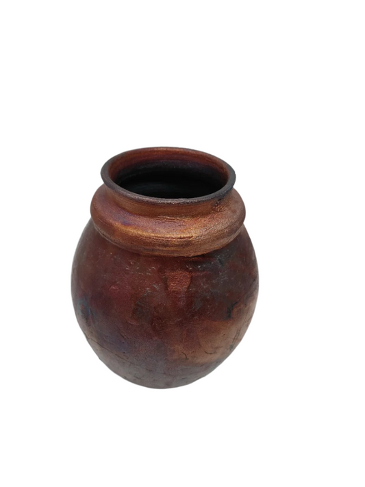 Raku Vase - Copper