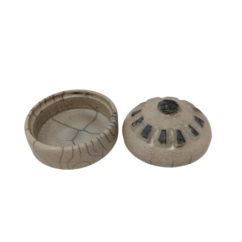 Raku Trinket Box