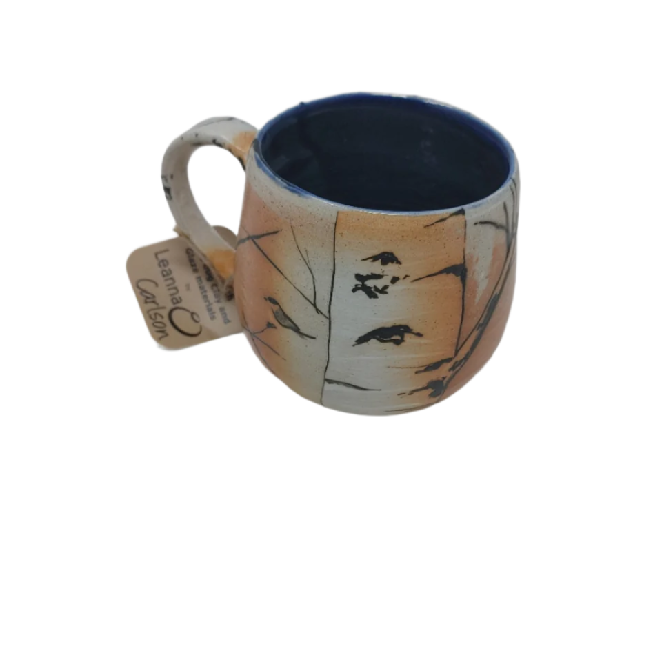 Chickadee Mug, Birch Mug