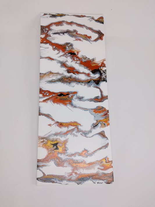 Cracks On Fire - Painting