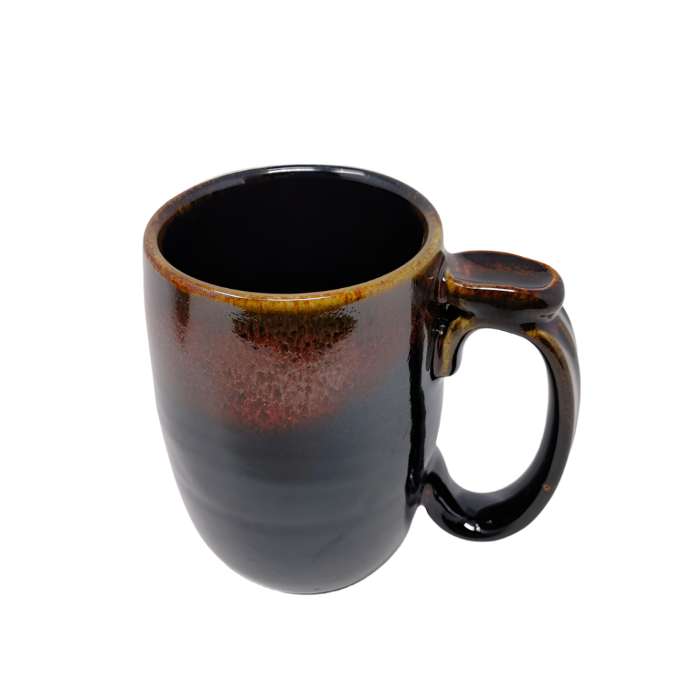 Black W Red Mug