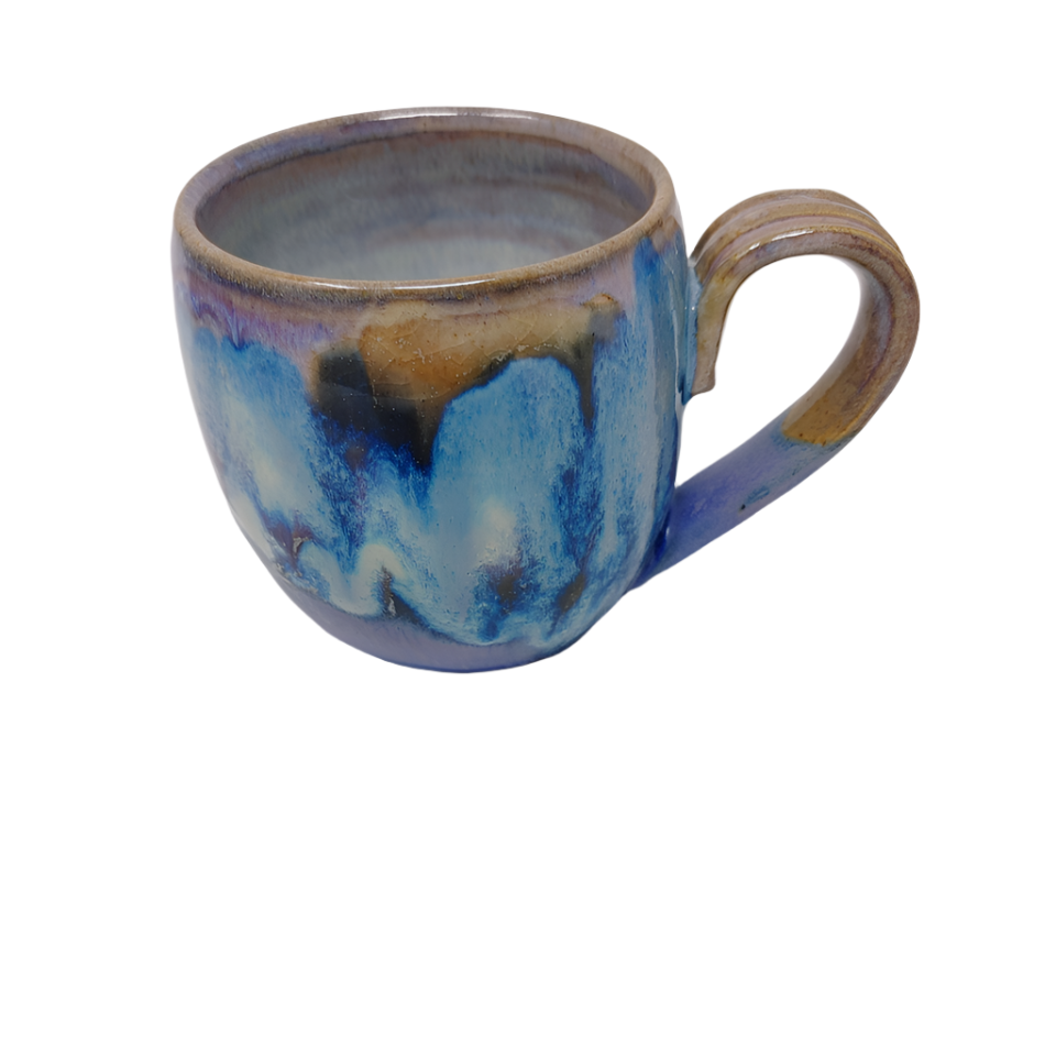 Periwinkle Dribbles Mug