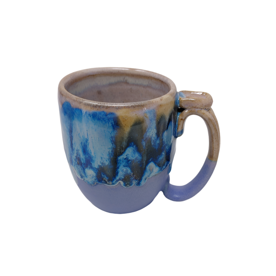 Periwinkle Dribbles Mug