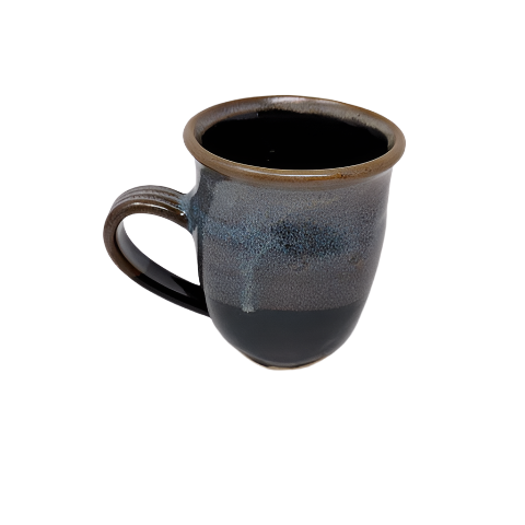 Square BLK/White Mug