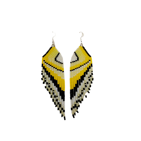 Butterfly Yellow/Black Earrings