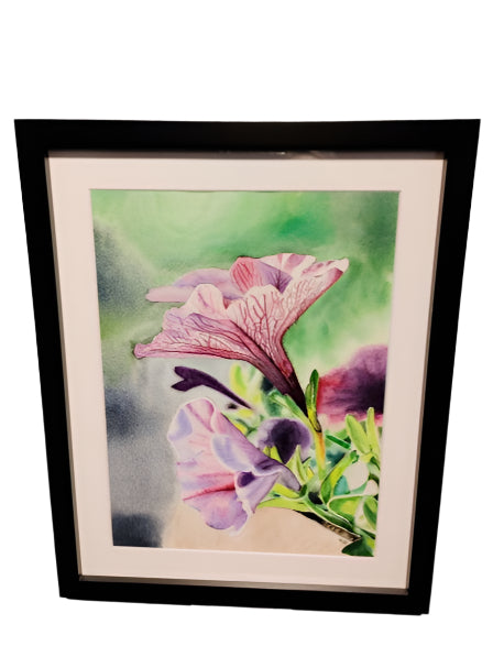 Petunias - Watercolor