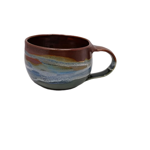 Copper Green Soup Mug