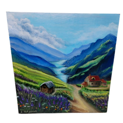 Spring Mountains - painting