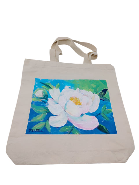 Canvas Floral Tote