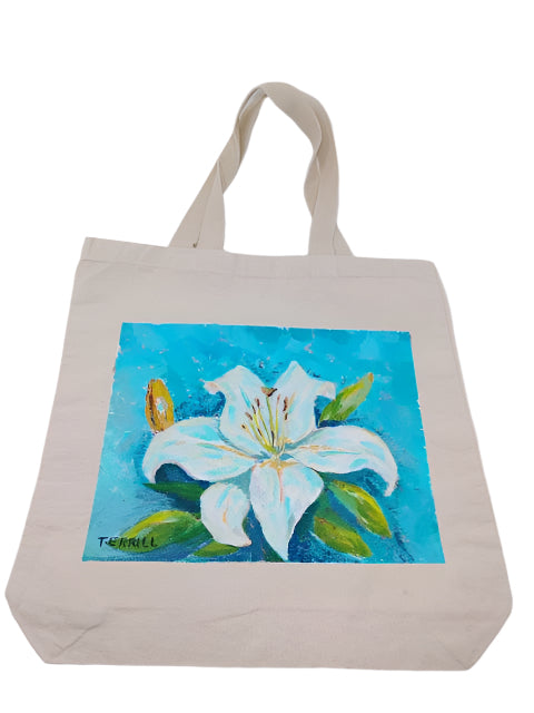 Canvas Floral Tote
