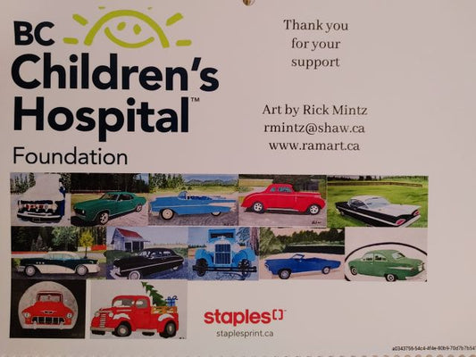 BC Children's Hospital - Calendar for 2026