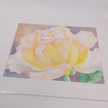 Golden Rose - Watercolor