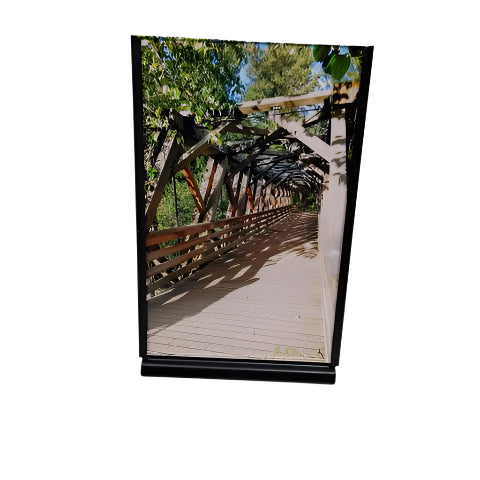 The Bridge in the Cottonwood Island Nature Park in Prince George - Photo in Frame