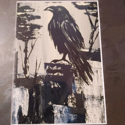 Raven -  Indigenous Art Print