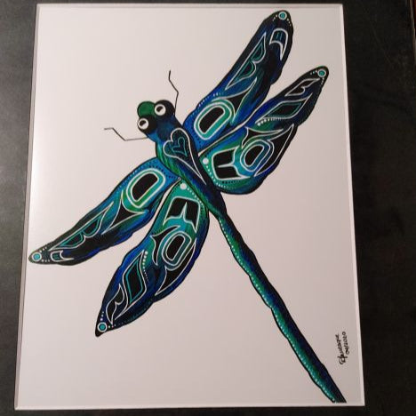 Dragonfly -  Indigenous Art Print