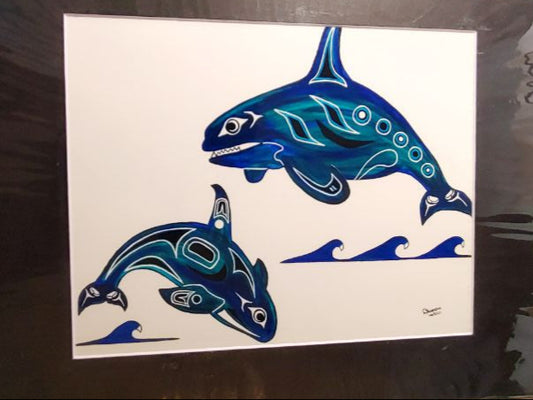 Dolphins - Art Print