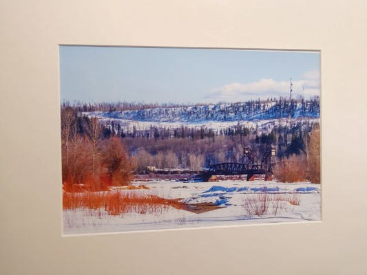 Bridge In Winter - Photo Print