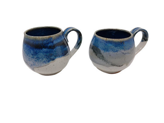 Blue on White Coffee Mug