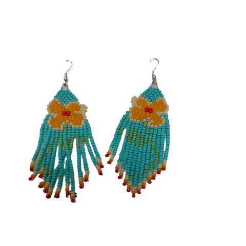 Yellow Flower Earrings