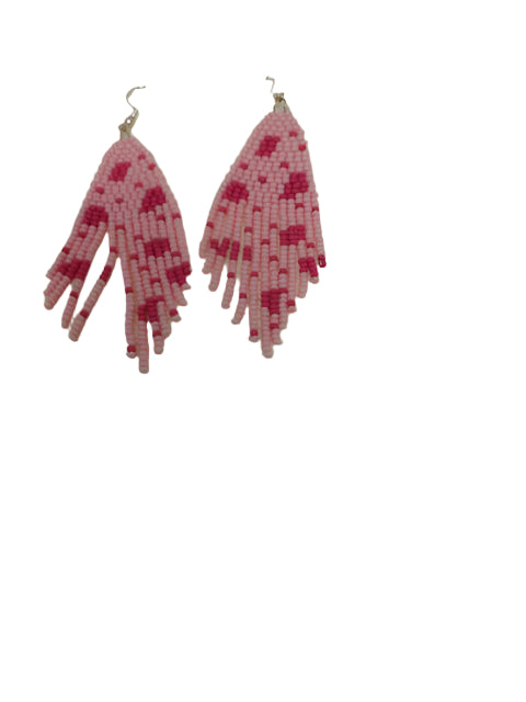 Pink Spots Earrings