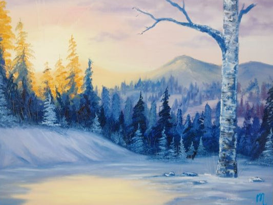 Whispers in the Frost - Painting