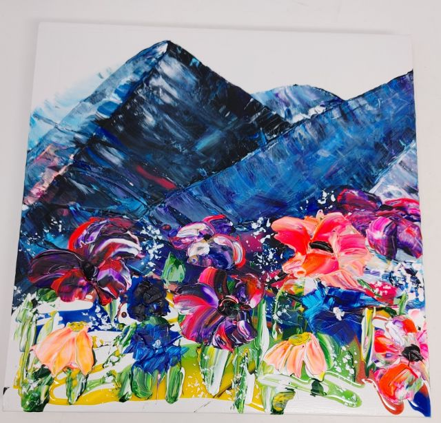 Mountain Bliss - Painting